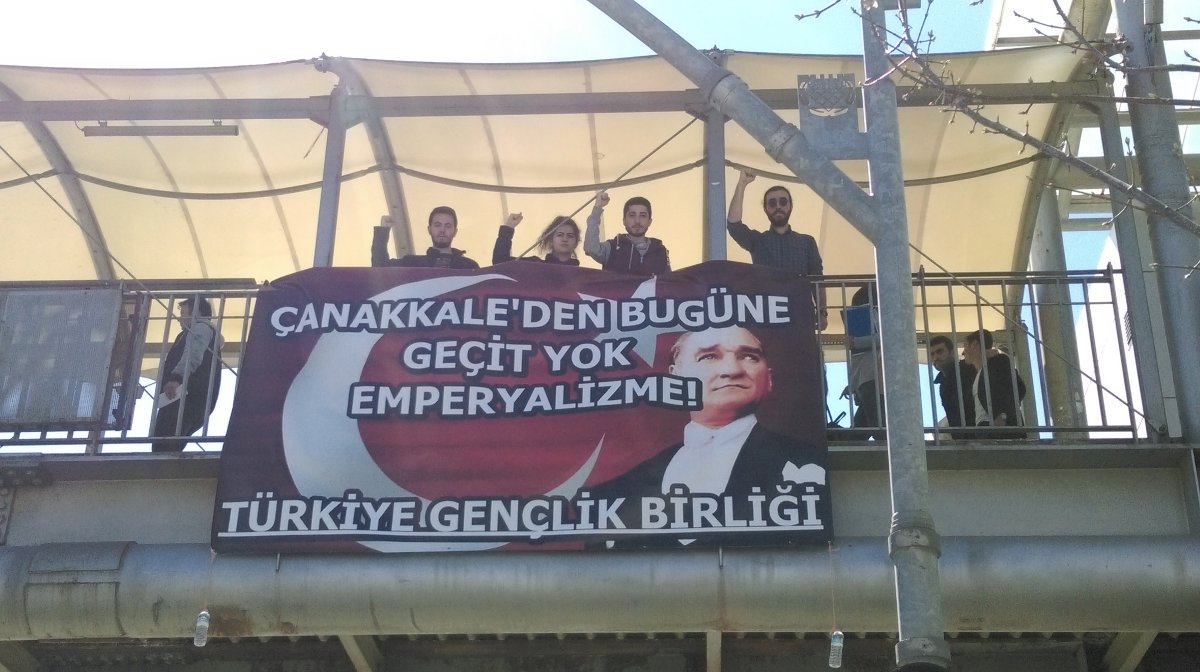 TGB Gaziantep'ten &Ccedil;anakkale'nin 101.Yılında Kararlılık Mesajı