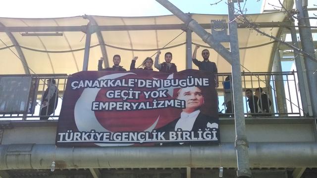 TGB Gaziantep'ten &Ccedil;anakkale'nin 101.Yılında Kararlılık Mesajı