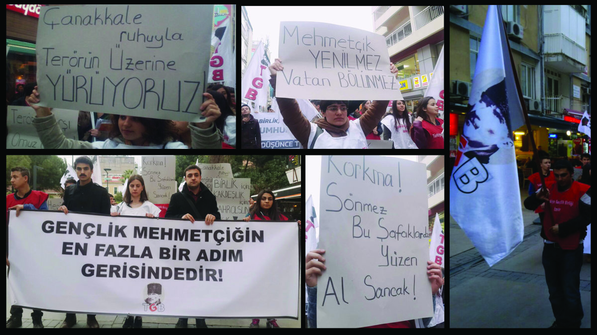 İzmir, Çanakkale Ruhuyla Teröre Karşı Tek Yürek Oldu
