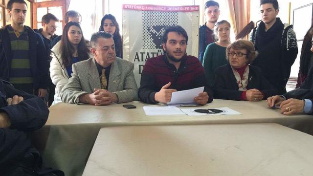 Edirne'de, Atat&uuml;rk&ccedil;&uuml; D&uuml;ş&uuml;ncenin Engellemesine Karşı Bir Araya Gelindi