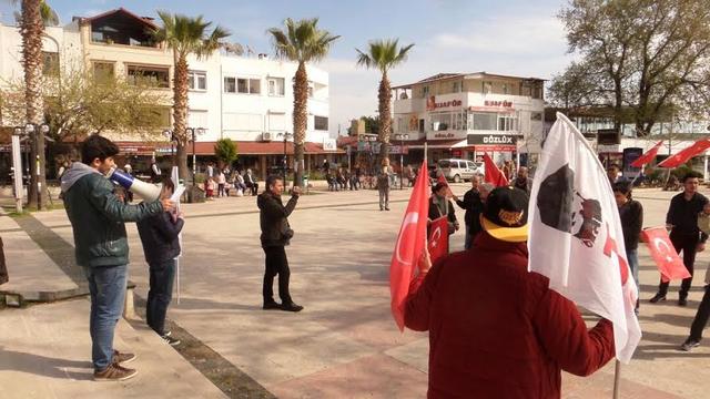 TGB Altınoluk, &Ccedil;anakkale Zaferinin Yıld&ouml;n&uuml;m&uuml;nde Ter&ouml;re Karşı Y&uuml;r&uuml;d&uuml;