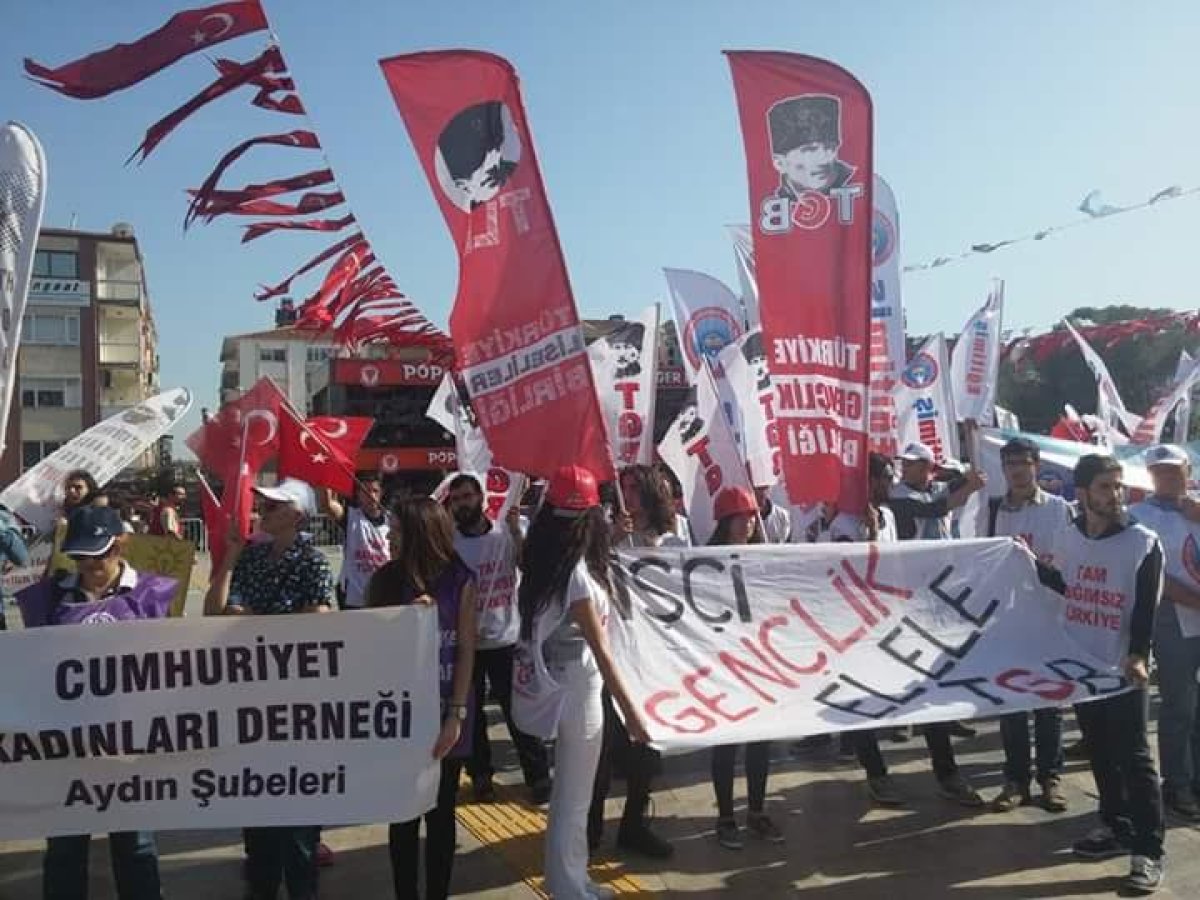 TGB Aydın: "Yaşasın 1 Mayıs"