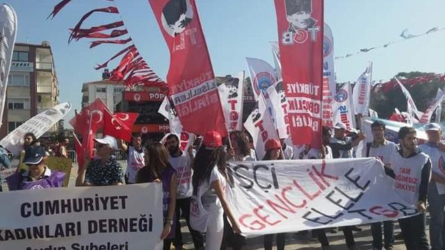 TGB Aydın: "Yaşasın 1 Mayıs"