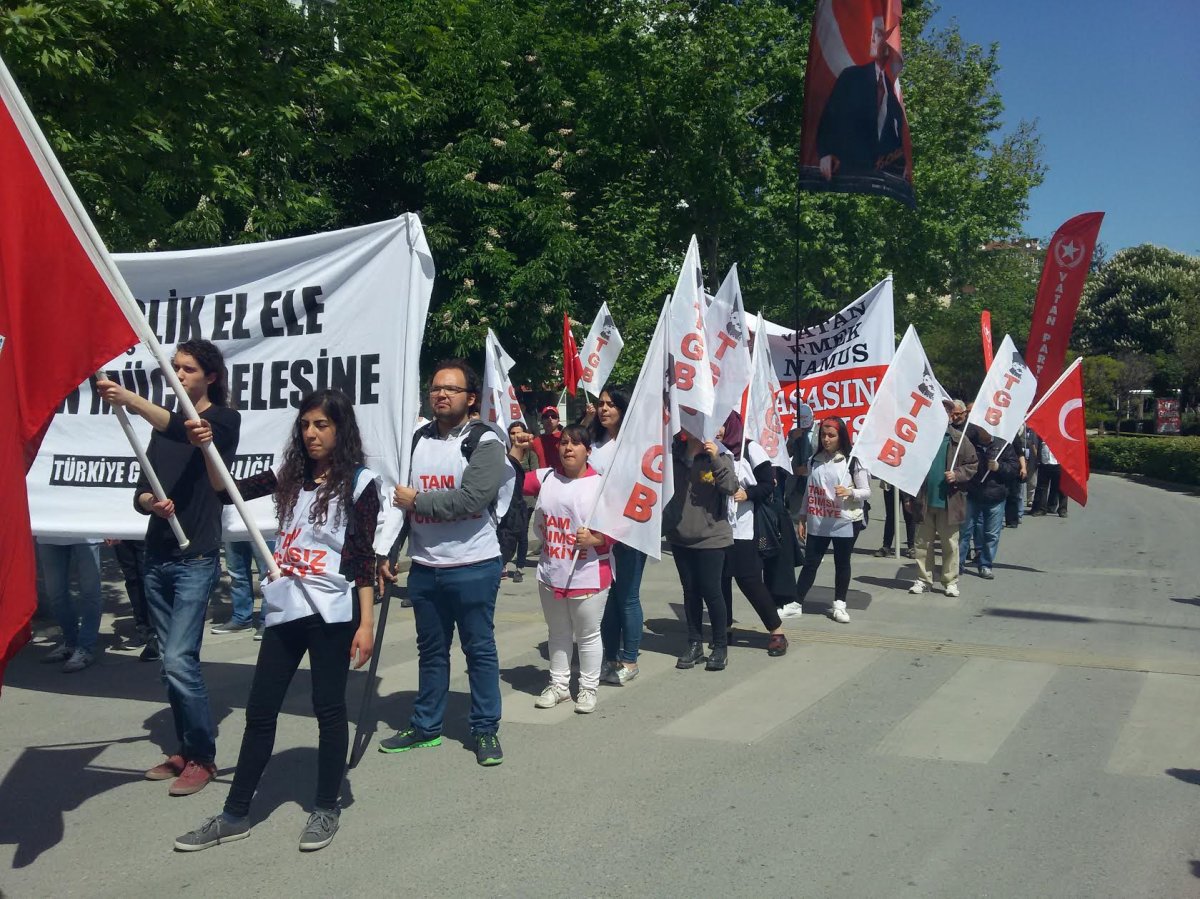 TGB Eskişehir: "İşçi gençlik el ele vatan mücadelesine"