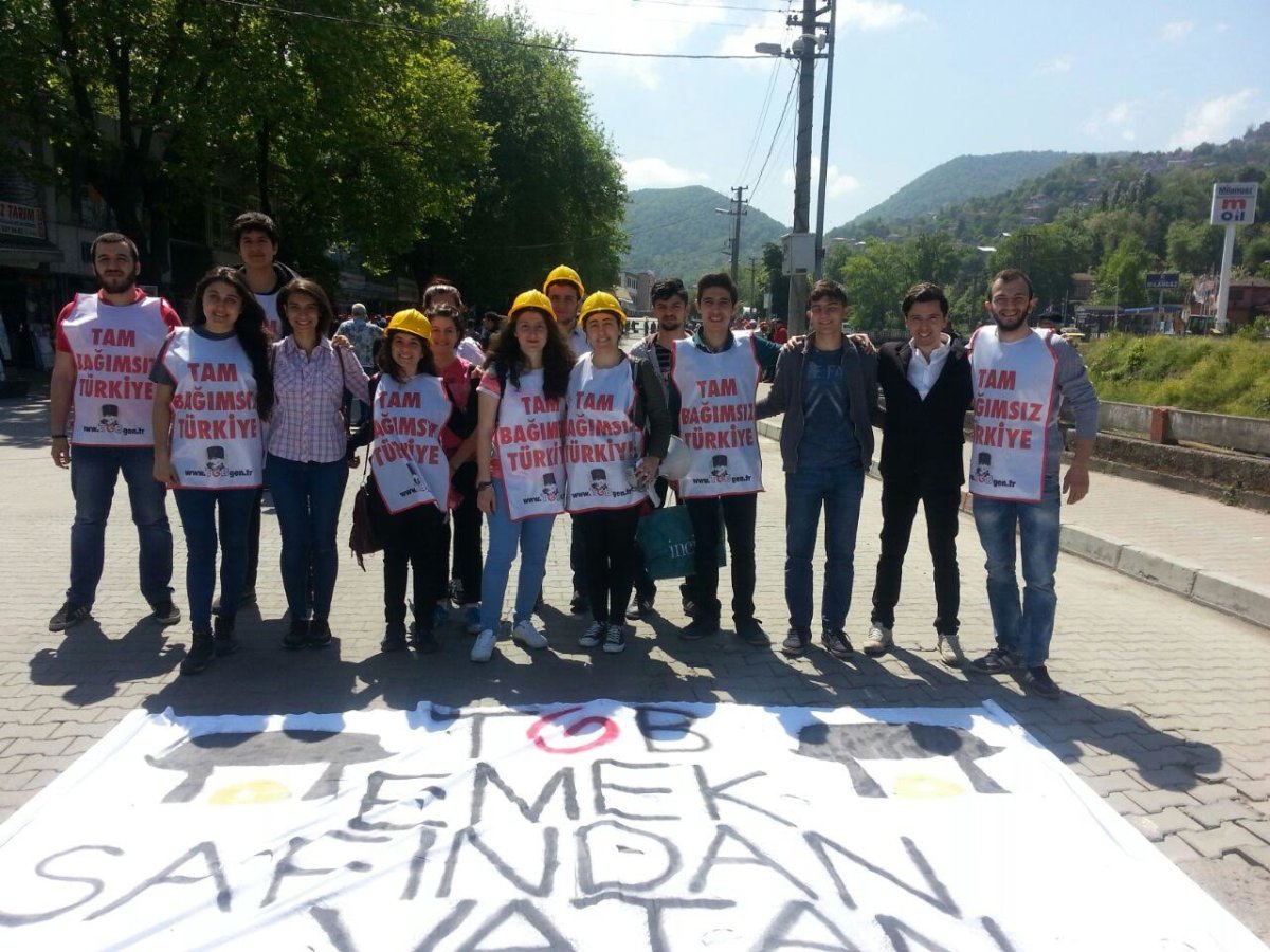 TGB Zonguldak 1 Mayıs'ta Alanlarda