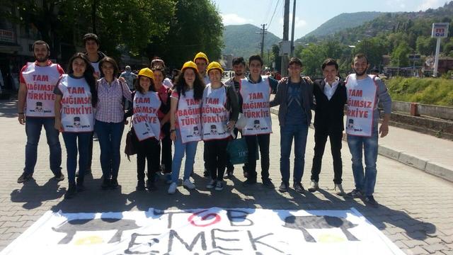 TGB Zonguldak 1 Mayıs'ta Alanlarda