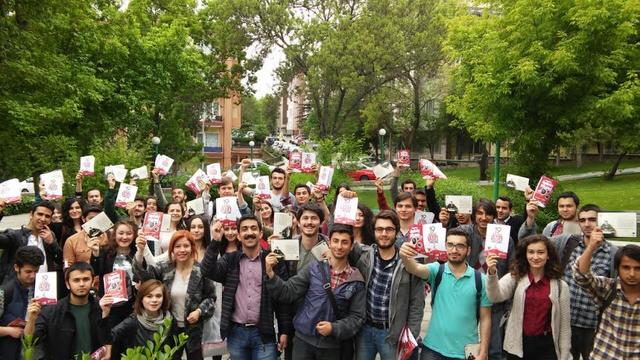 TGB Ankara 19 Mayıs Birinci Vazife Yürüyüşü İçin Kapı Kapı Dolaşıyor!
