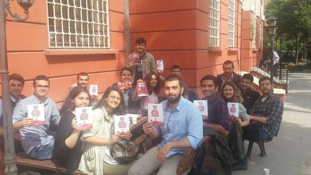 TGB Beyazıt, İstanbul Üniversitesi'ni 19 Mayıs Afişleriyle Donattı