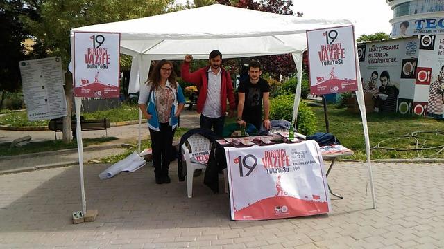 TGB Bursa Birinci Vazife İçin Stant Çalışmasına Başladı