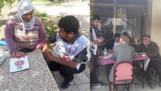 TGB Kırıkkale "Birinci Vazife" İ&ccedil;in Kapı Kapı Dolaşıyor!