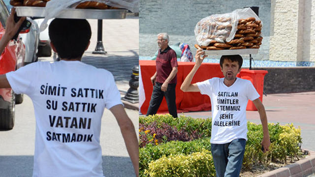 Simitçi Erkan, Hasılatını Darbe Şehitlerine Bağışladı