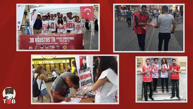 TGB, 30 Ağustos'ta 25 İlde Eylem Yapıyor!