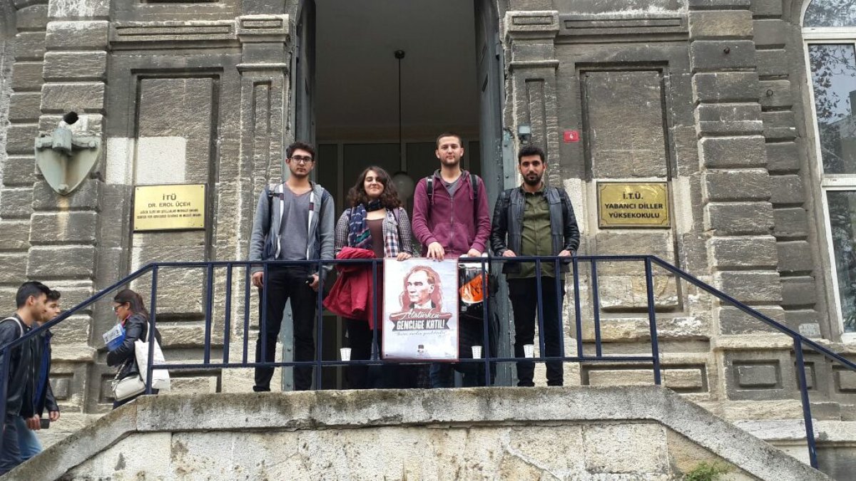 TGB İTÜ, Kampüsü "Atatürkçü Gençliğe Katıl" Afişleriyle Donattı
