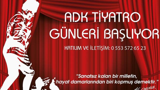 Cumhuriyet Üniversitesi ADK Tiyatro Günleri Başlıyor