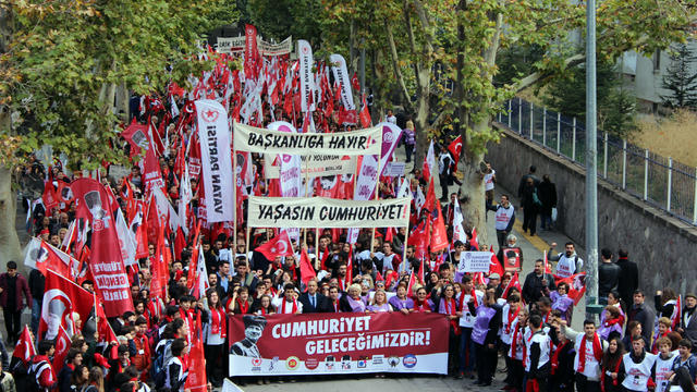 29 Ekim'de Tüm Yurtta Tek Ses: 'BAŞKANLIĞA HAYIR!'