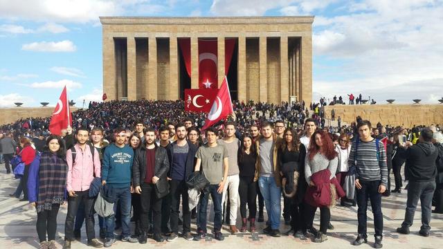 Dokuz Eylül Üniversitesi CDT Ata'mızın Huzuruna  Çıktı