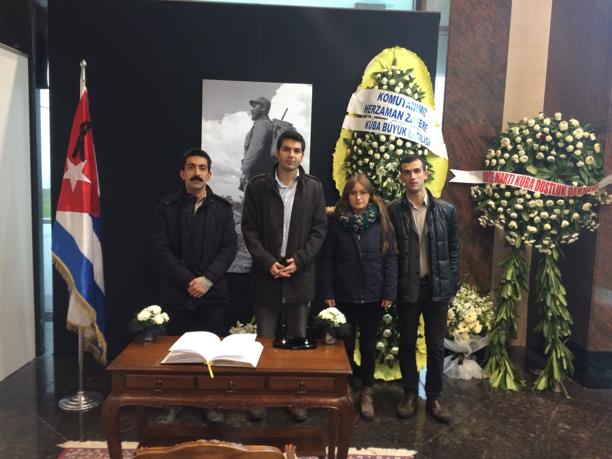 TGB’den  Küba Büyükelçiliğine Taziye Ziyareti