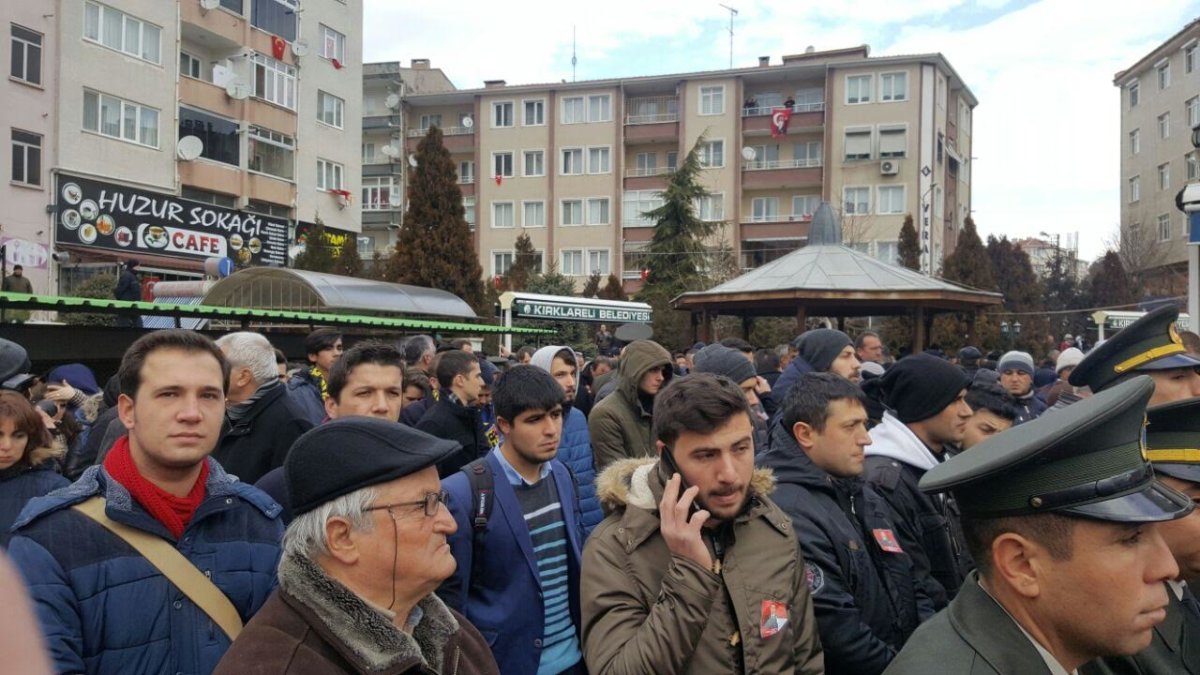 Kırklareli Şehidini Son Yolculuğuna Uğurladı!