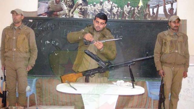 ABD’li askerlerin YPG'ye eğitim görüntüleri!