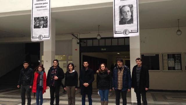 Ankara Üniversitesi öğrencileri Uğur Mumcu ve Gaffar Okkan’ı unutmadı!