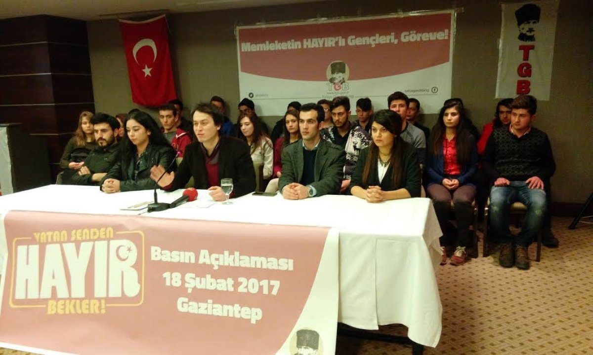 Doğu'da HAYIR kampanyasını başlattık!