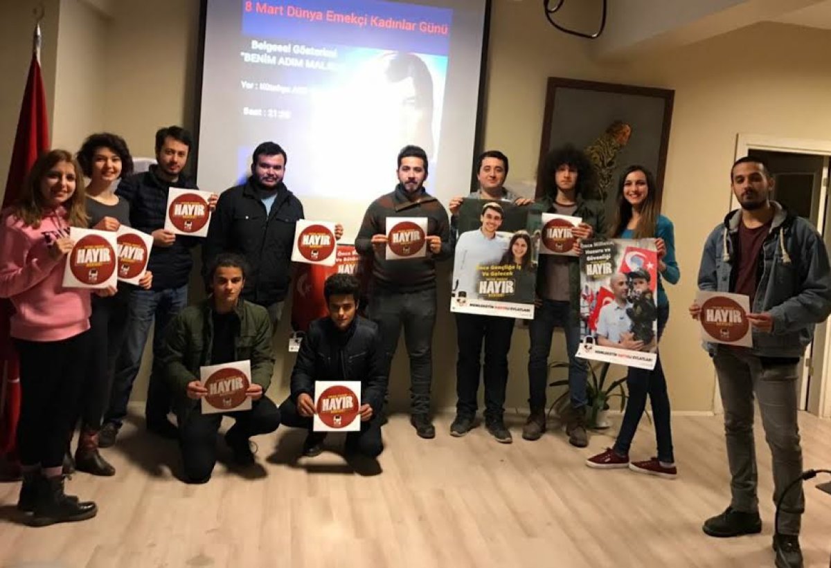 K&uuml;tahya'nın HAYIR'lı Evlatları 8 Mart'ta buluştu