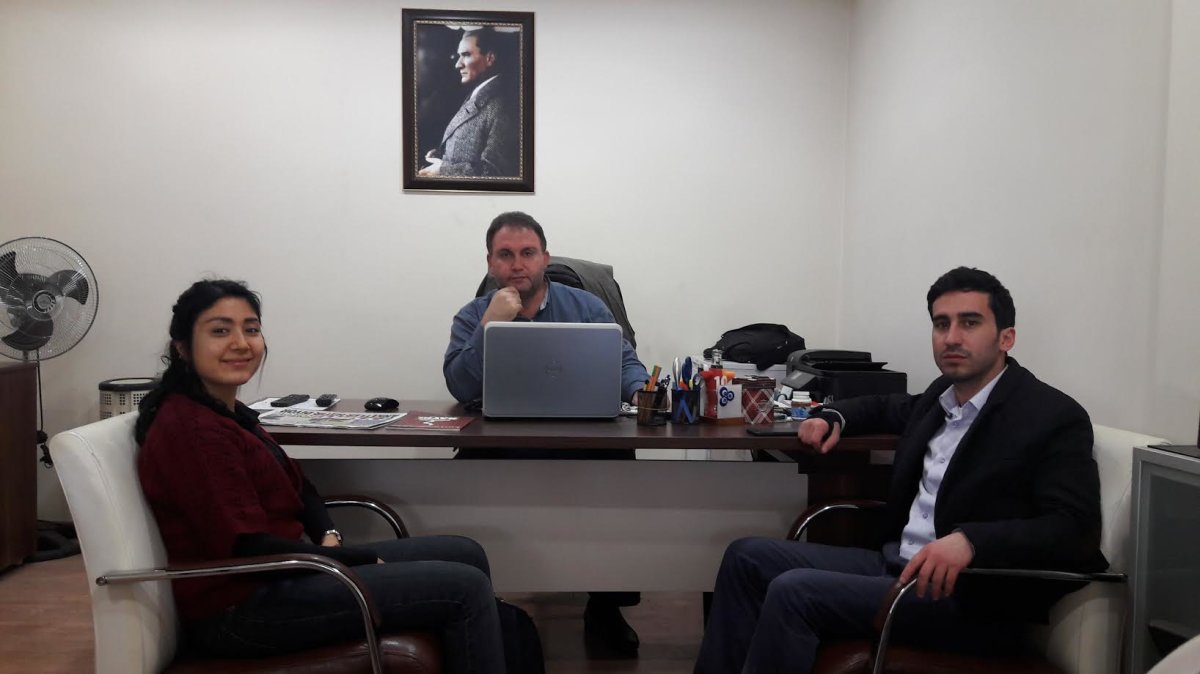 Yurt gazetesini ziyaret ettik