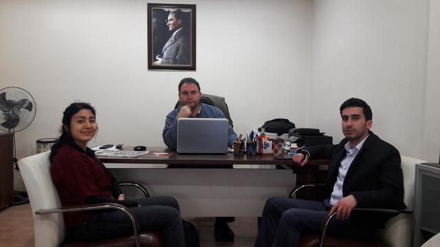 Yurt gazetesini ziyaret ettik
