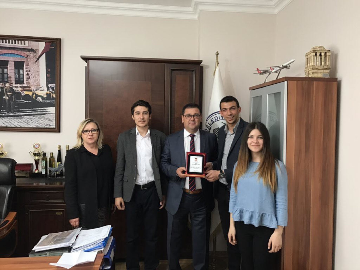 TGB Muğla'dan Milas Belediyesine teşekkür ziyareti