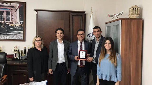 TGB Muğla'dan Milas Belediyesine teşekkür ziyareti