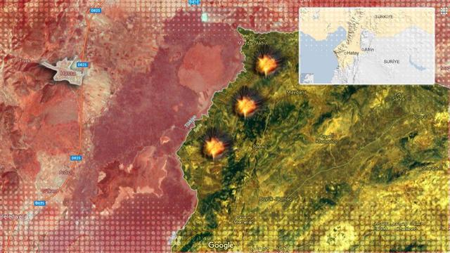 TSK Afrin'den gelen YPG saldırısına misliyle karşılık verdi!