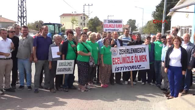 Köylüler ÇED toplantısı yaptırmadı