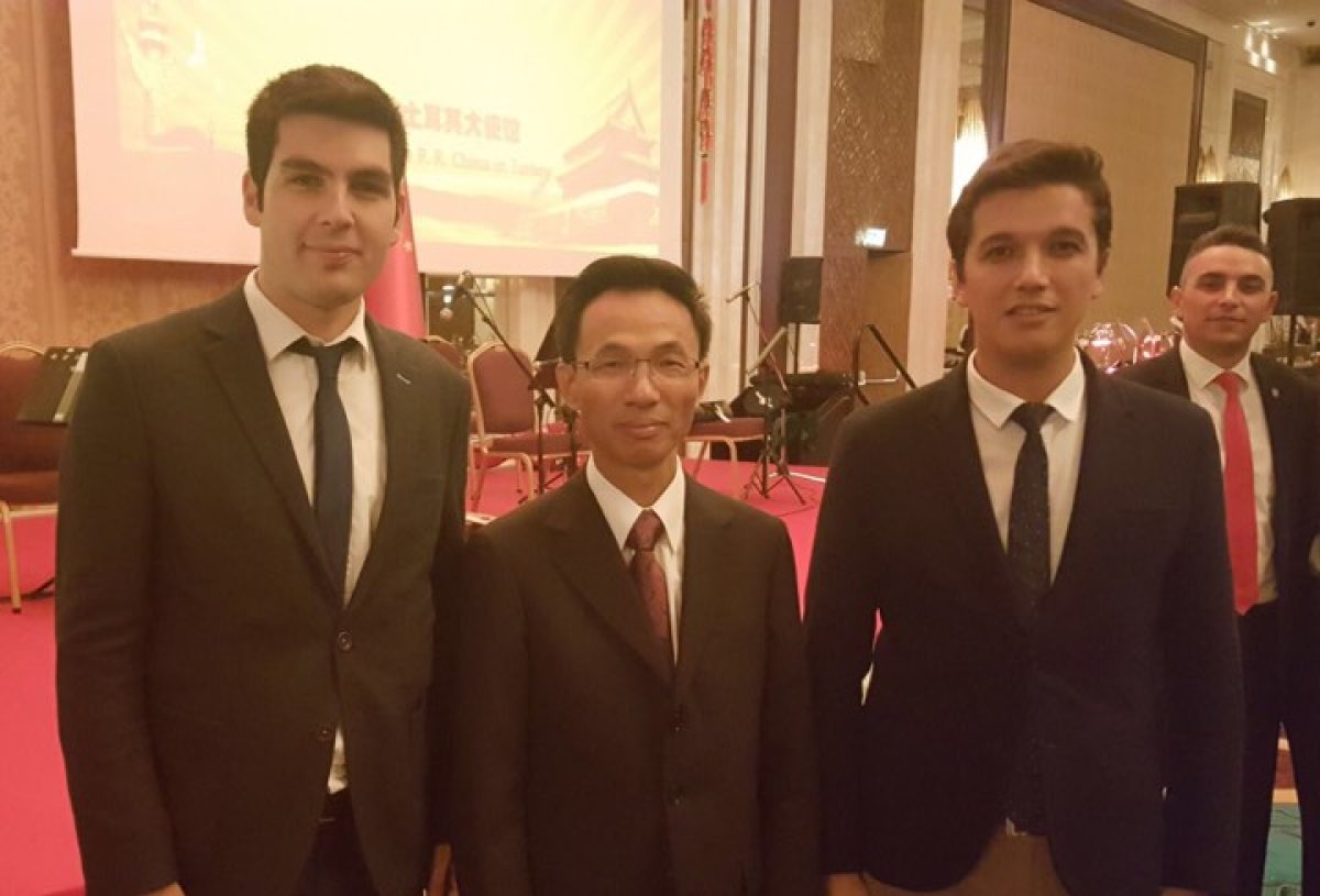 TGB heyeti Çin Halk Cumhuriyeti kuruluş resepsiyonuna katıldı