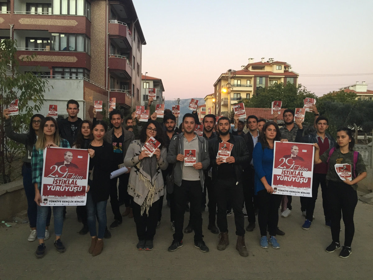 Muğla'da yer gök İstiklal Yürüyüşü!