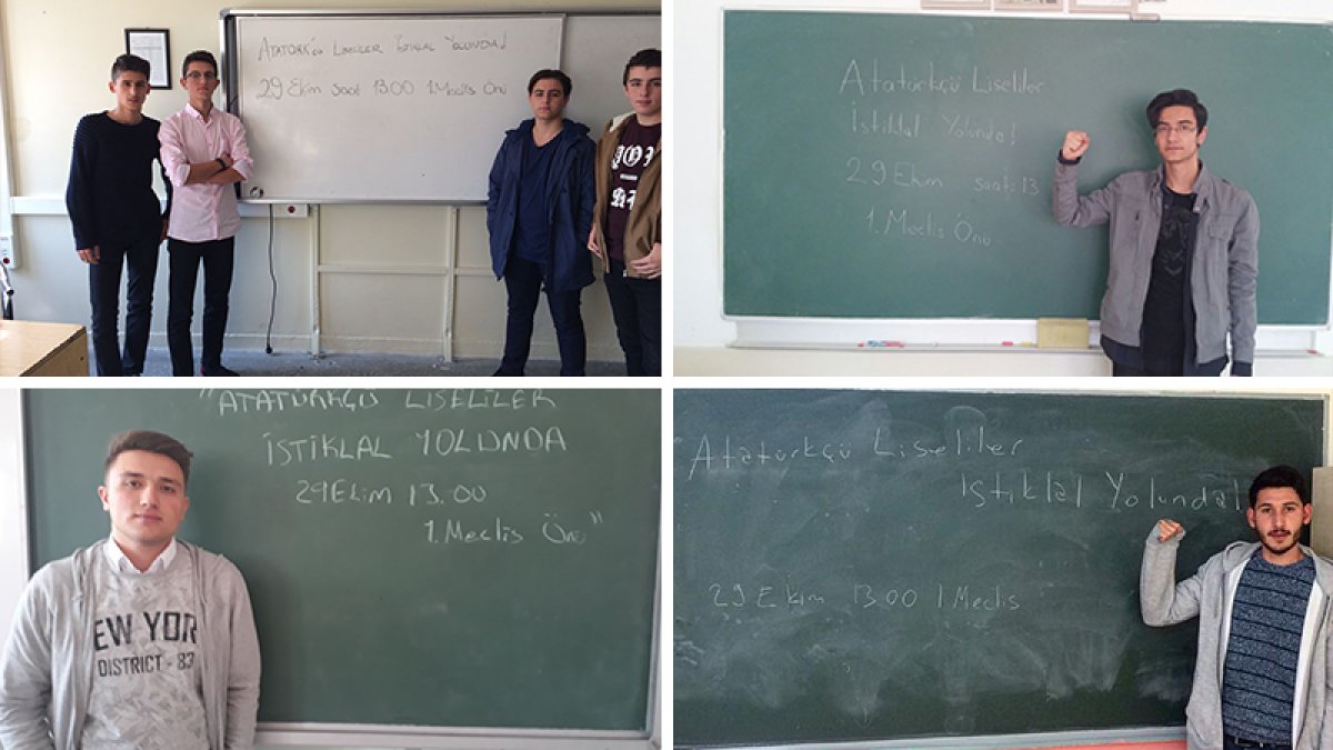 Atat&uuml;rk&ccedil;&uuml; Liseliler İstiklal Y&uuml;r&uuml;y&uuml;ş&uuml;'nde Buluşuyor