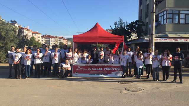 Muğla Kötekli Yerleşkesi'nde İstiklal rüzgarı