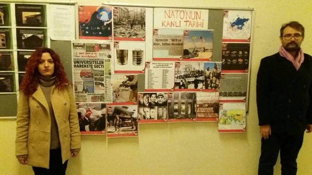 TGB Beyazıt'tan "NATO'ya Hayır" Sergisi