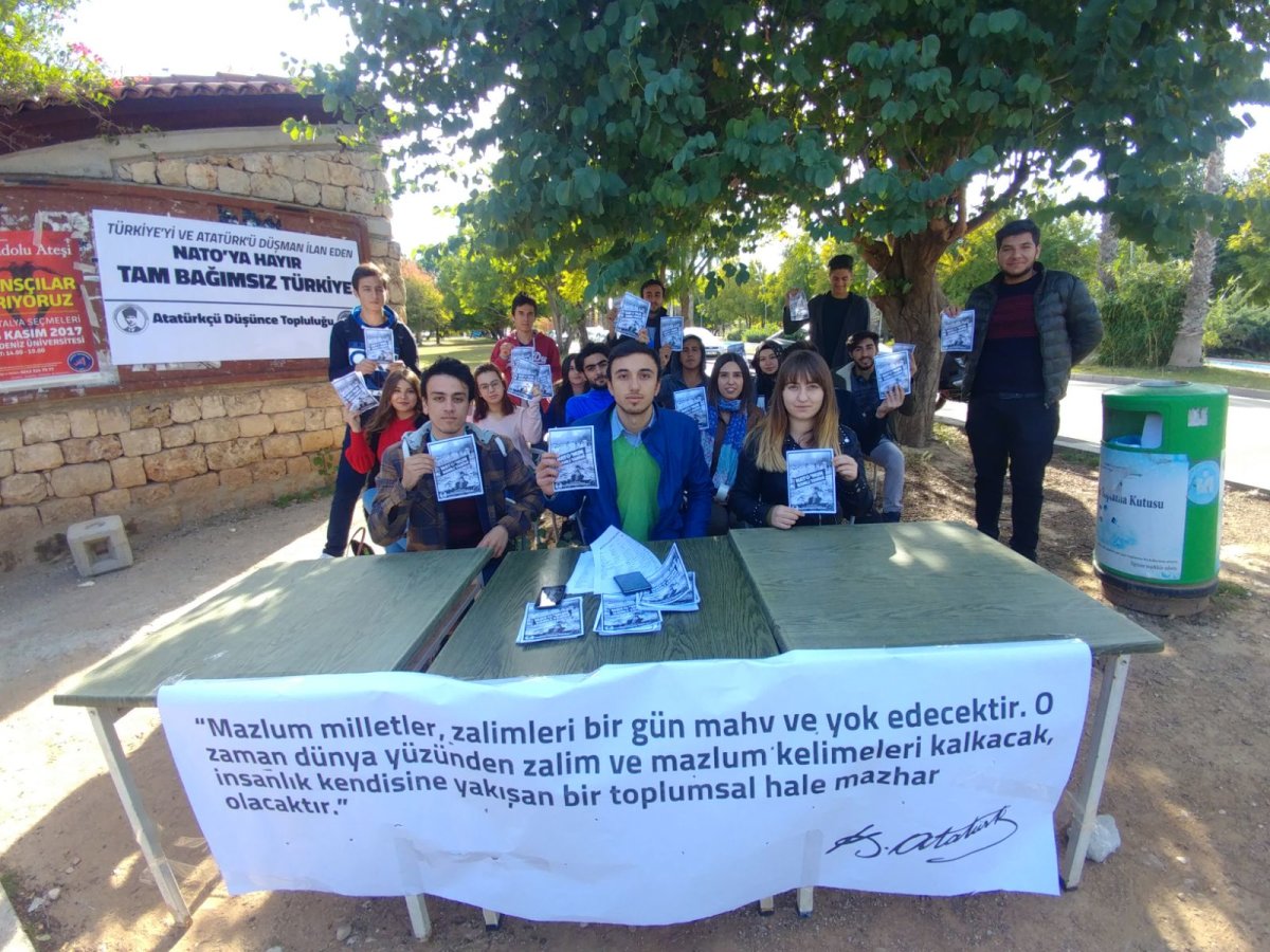 Akdeniz Üniversitesi NATO'ya Karşı Tek Yumruk