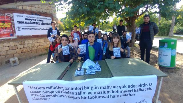 Akdeniz &Uuml;niversitesi NATO'ya Karşı Tek Yumruk