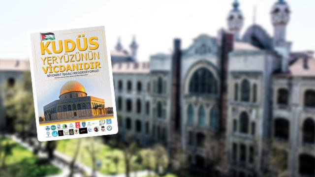 Marmara Üniversitesi öğrencileri Kudüs için tek ses!