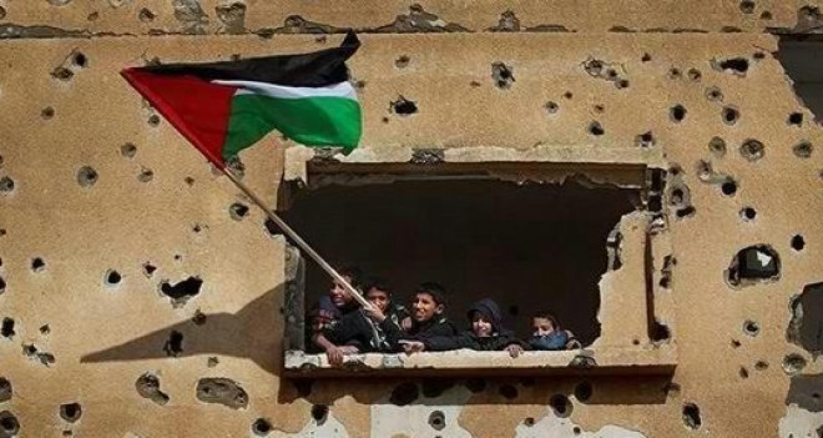 Emperyalizme ve siyonizme karşı zafer Filistin'in olacak!