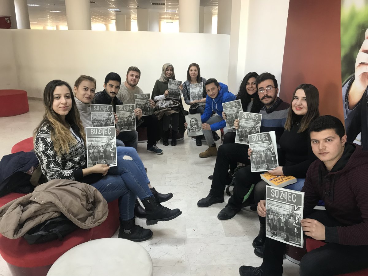 Hacı Bektaşi Veli Üniversitesi öğrencileri Kubilay'ı andı