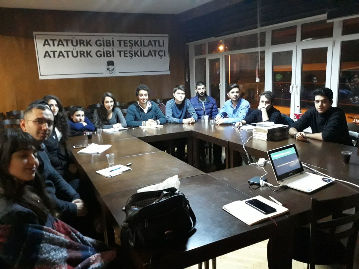 TGB Gazi'de Atat&uuml;rk ve Teşkilat&ccedil;ılık eğitimi