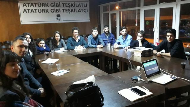 TGB Gazi'de Atat&uuml;rk ve Teşkilat&ccedil;ılık eğitimi