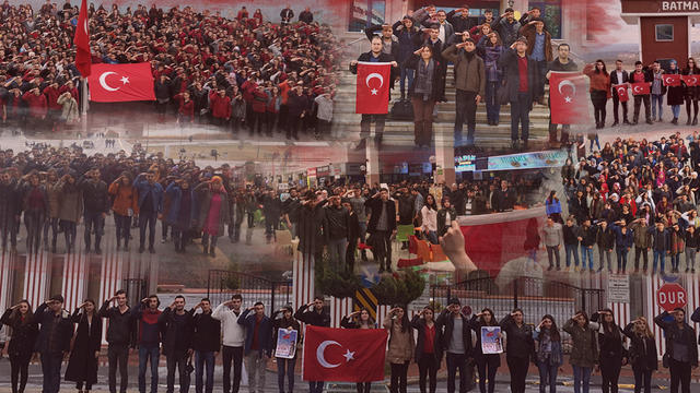 Binlerce gen&ccedil;ten Afrin'de savaşan Mehmet&ccedil;iğe selam!