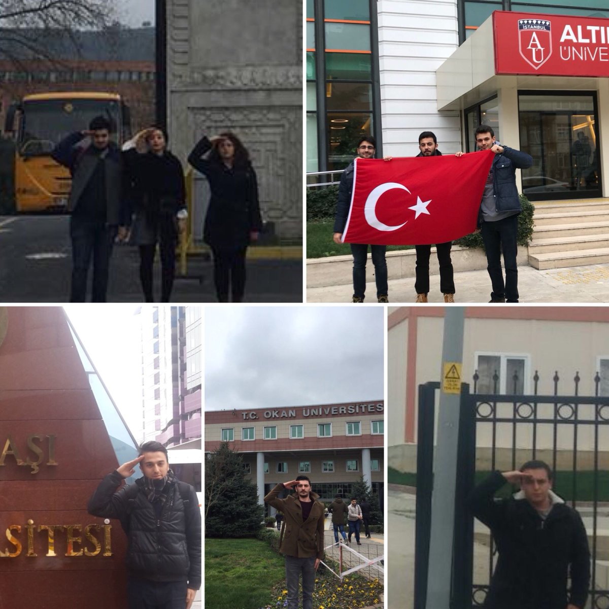 Nişantaşı Üniversitesi, Altınbaş Üniversitesi, Yeditepe Üniversitesi, Medeniyet Üniversitesi, Okan Üniversitesi