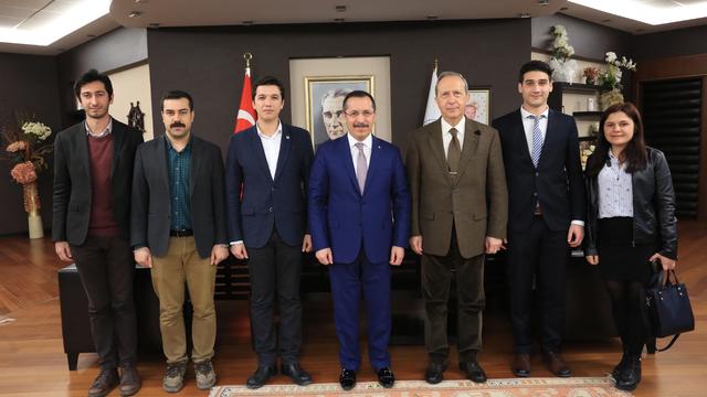 TGB'den Pamukkale Üniversitesi Rektörü Hüseyin Bağ'a ziyaret