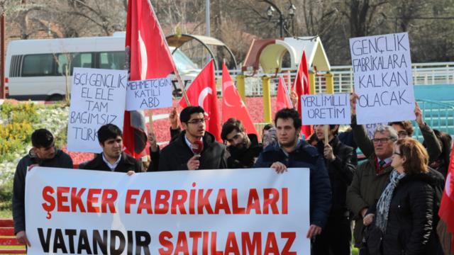 TGB'den Alpullu Şeker Fabrikası işçilerine destek