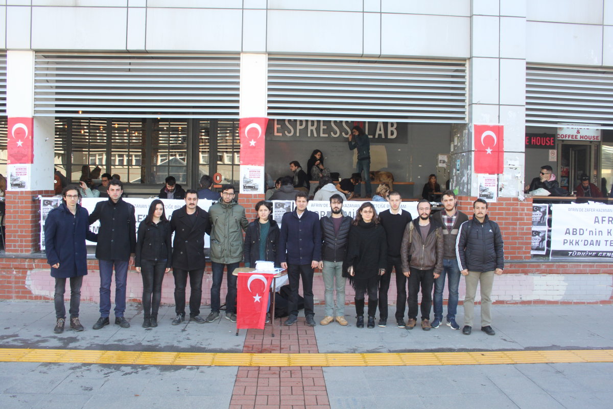 TGB Boğaziçi Üniversitesi'nde Afrin zaferini duyurdu!