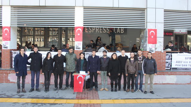 TGB Boğaziçi Üniversitesi'nde Afrin zaferini duyurdu!